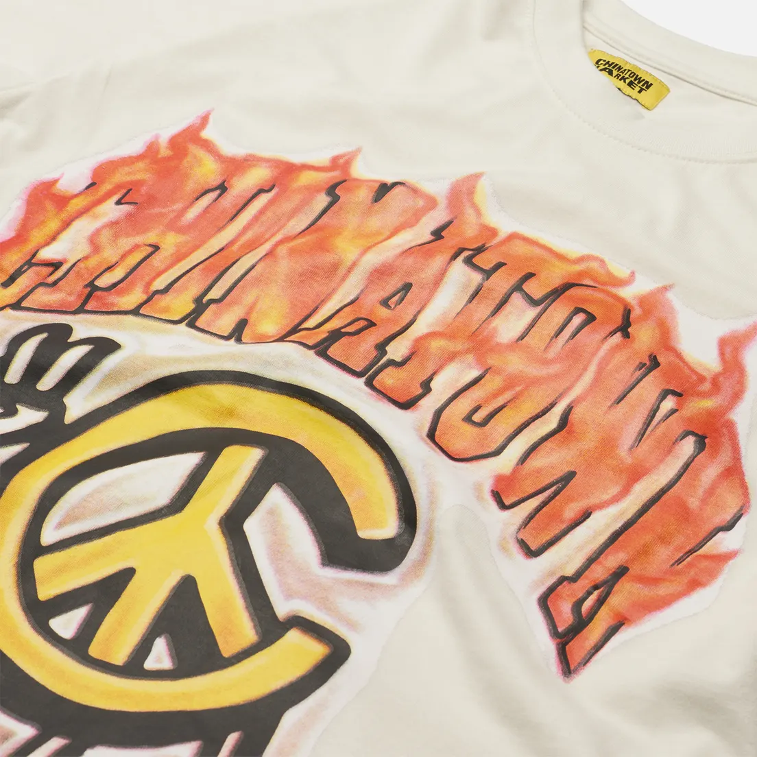 Chinatown Market Мужская футболка Peace Guy Flame Arc