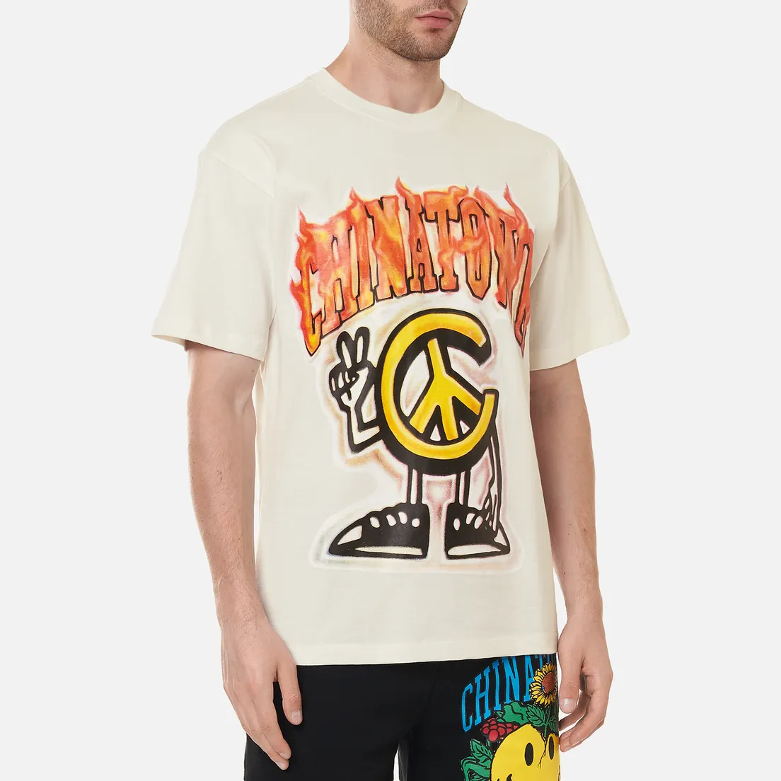 Chinatown Market Мужская футболка Peace Guy Flame Arc