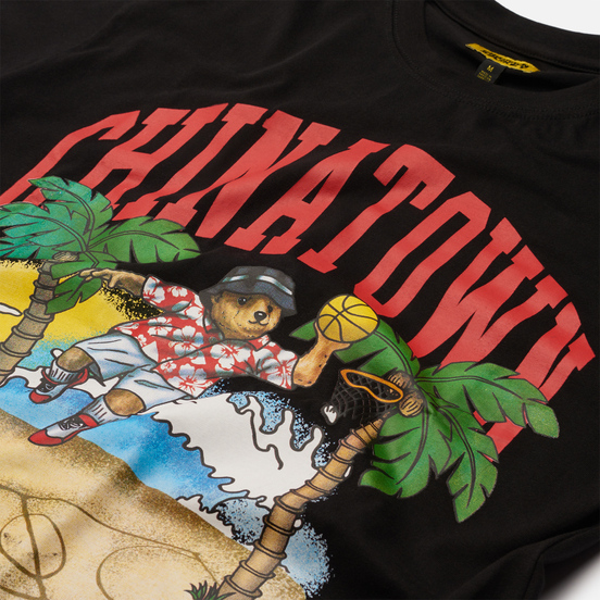 Мужская футболка Chinatown Market Dunking Bear By The Water Black