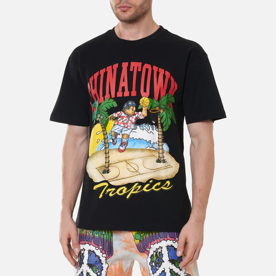 Мужская футболка Chinatown Market Dunking Bear By The Water Black