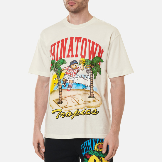 Мужская футболка Chinatown Market Dunking Bear By The Water Cream