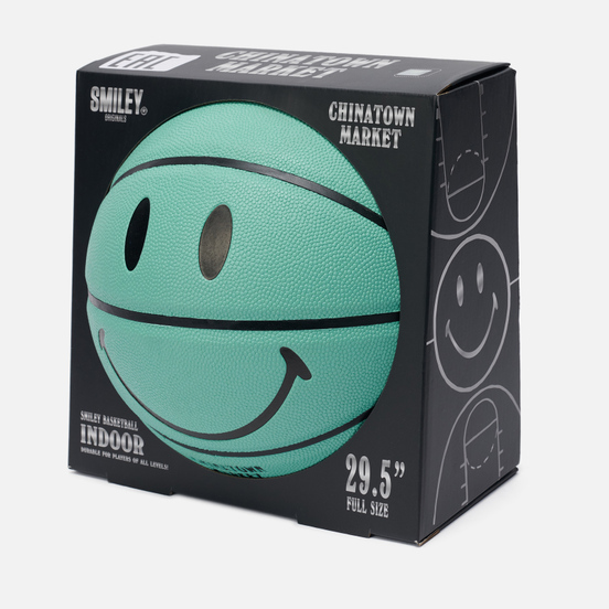 Баскетбольный мяч Chinatown Market Smiley Breakfast Teal
