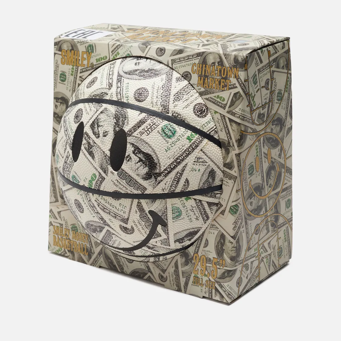 Chinatown Market Баскетбольный мяч Smiley Money Line