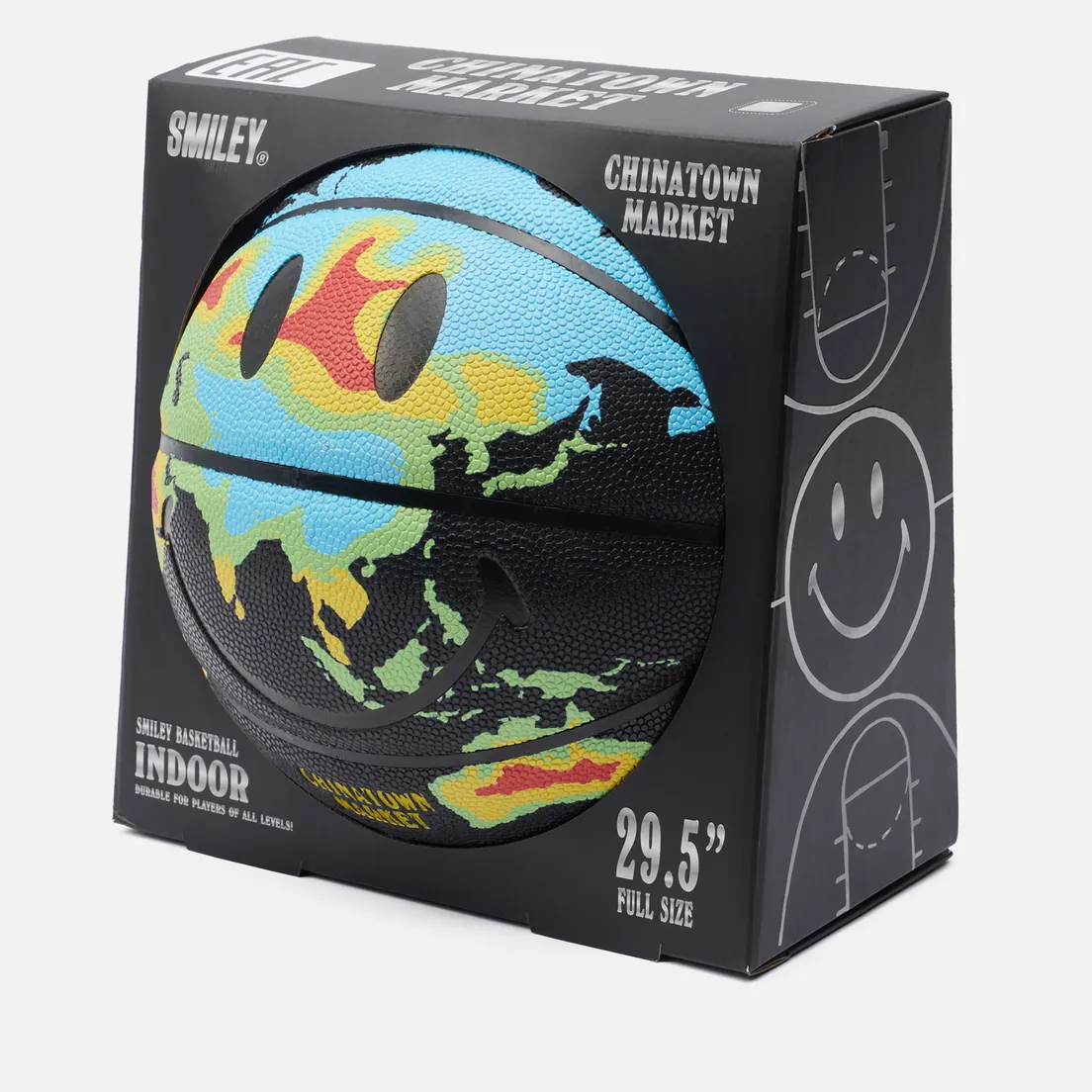 Chinatown Market Баскетбольный мяч Smiley Global Citizen Heat Map