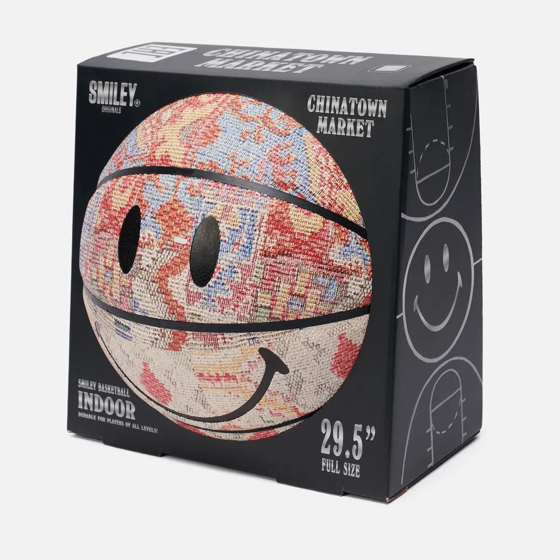 Chinatown Market Баскетбольный мяч Smiley Patchwork Rug