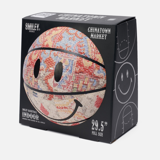 Баскетбольный мяч Chinatown Market Smiley Patchwork Rug Multicolor