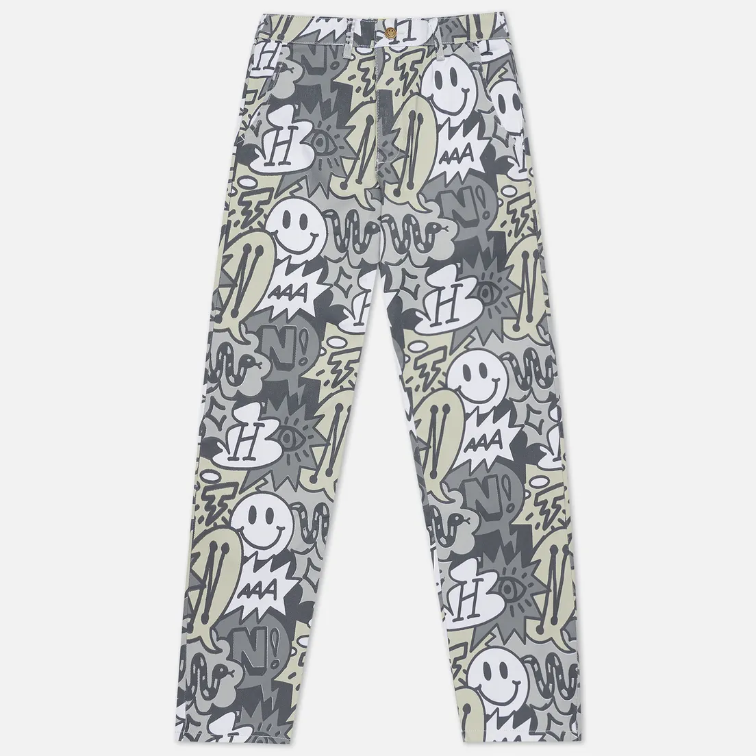 Chinatown Market Мужские джинсы Smiley Speech Bubble Denim