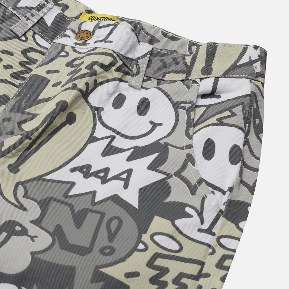 Chinatown Market Мужские джинсы Smiley Speech Bubble Denim