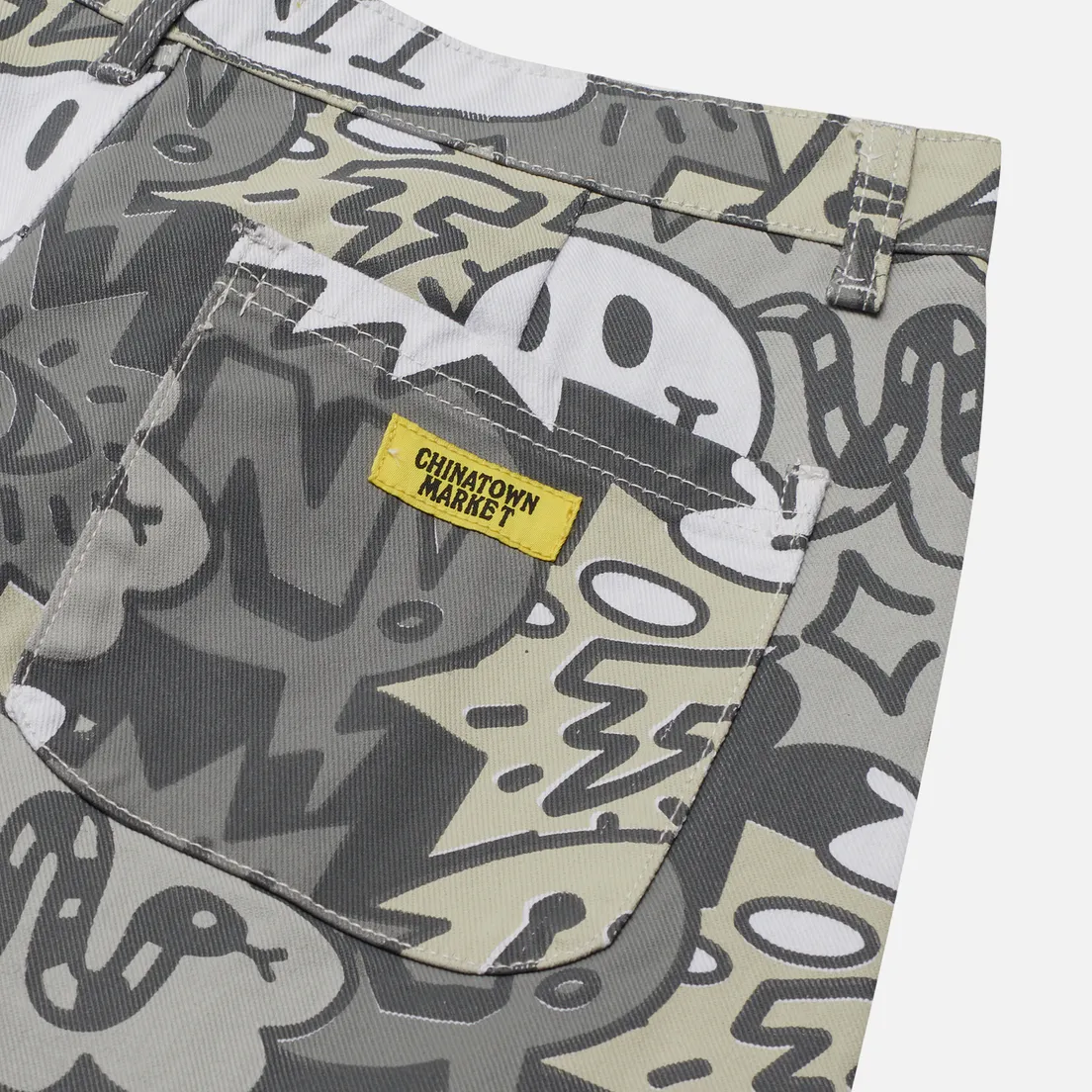 Chinatown Market Мужские джинсы Smiley Speech Bubble Denim