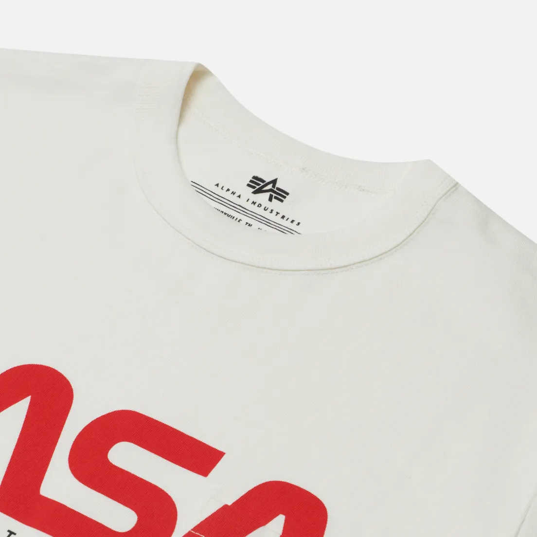 Alpha Industries Мужская футболка NASA Worm Logo Pocket