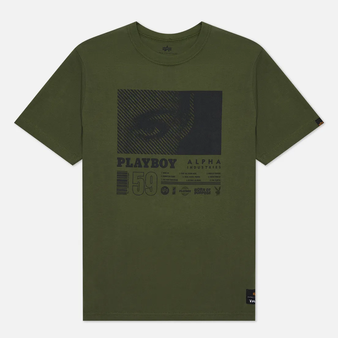 Alpha Industries Мужская футболка x Playboy World Tour