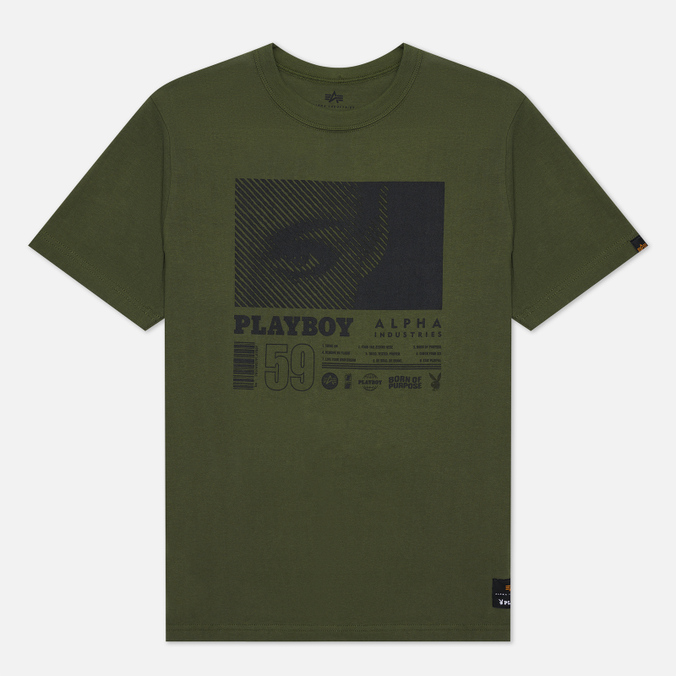 Мужская футболка Alpha Industries x Playboy World Tour