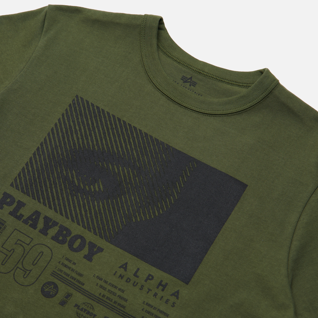 Alpha Industries Мужская футболка x Playboy World Tour