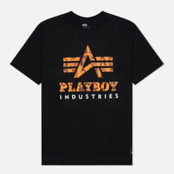 Мужская футболка Alpha Industries x Playboy Print Black