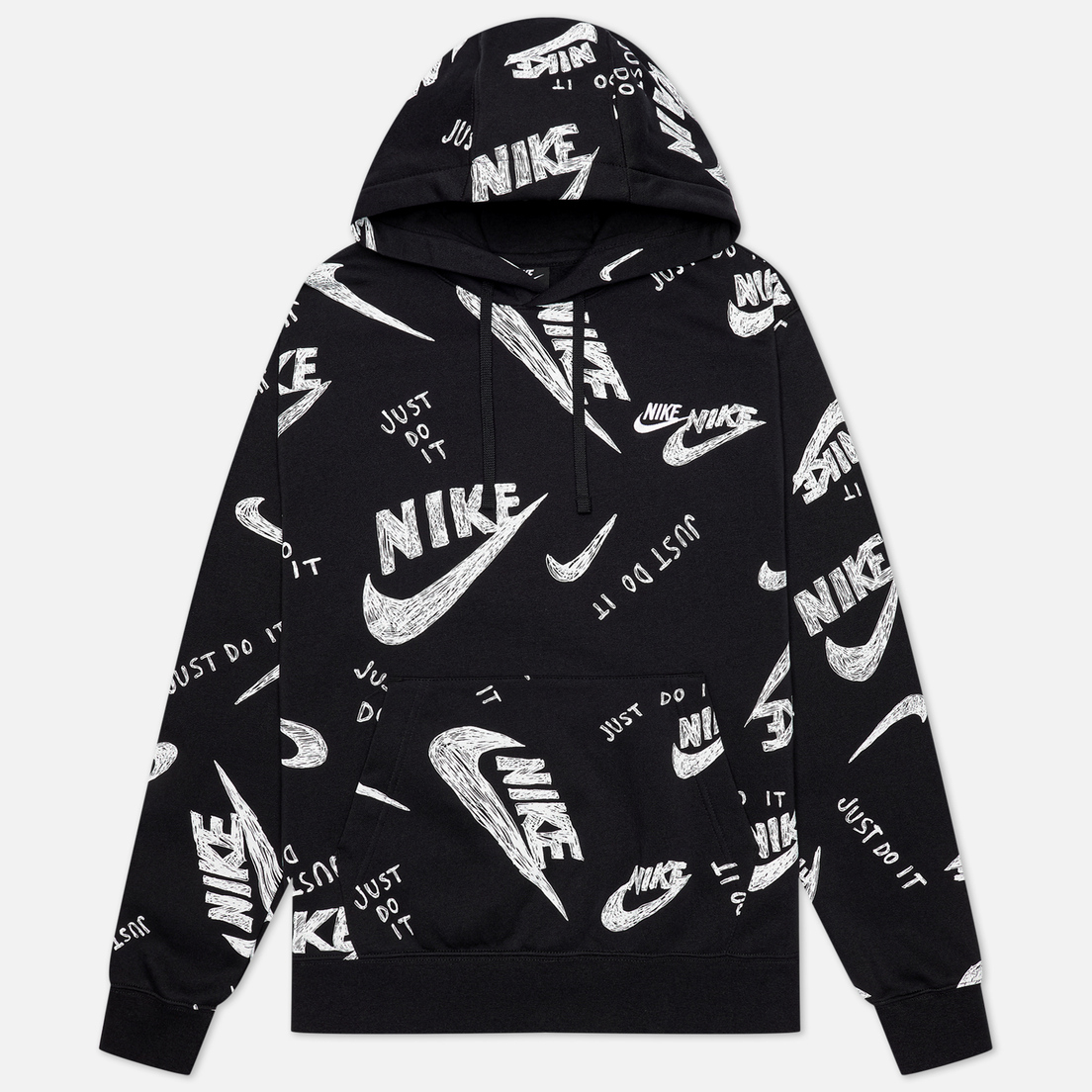 All over nike logo sweatshirt best sale