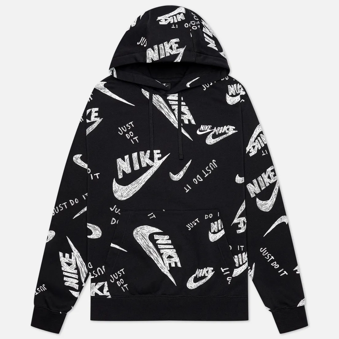 Nike Мужская толстовка Sportswear Club All Over Print Hoodie