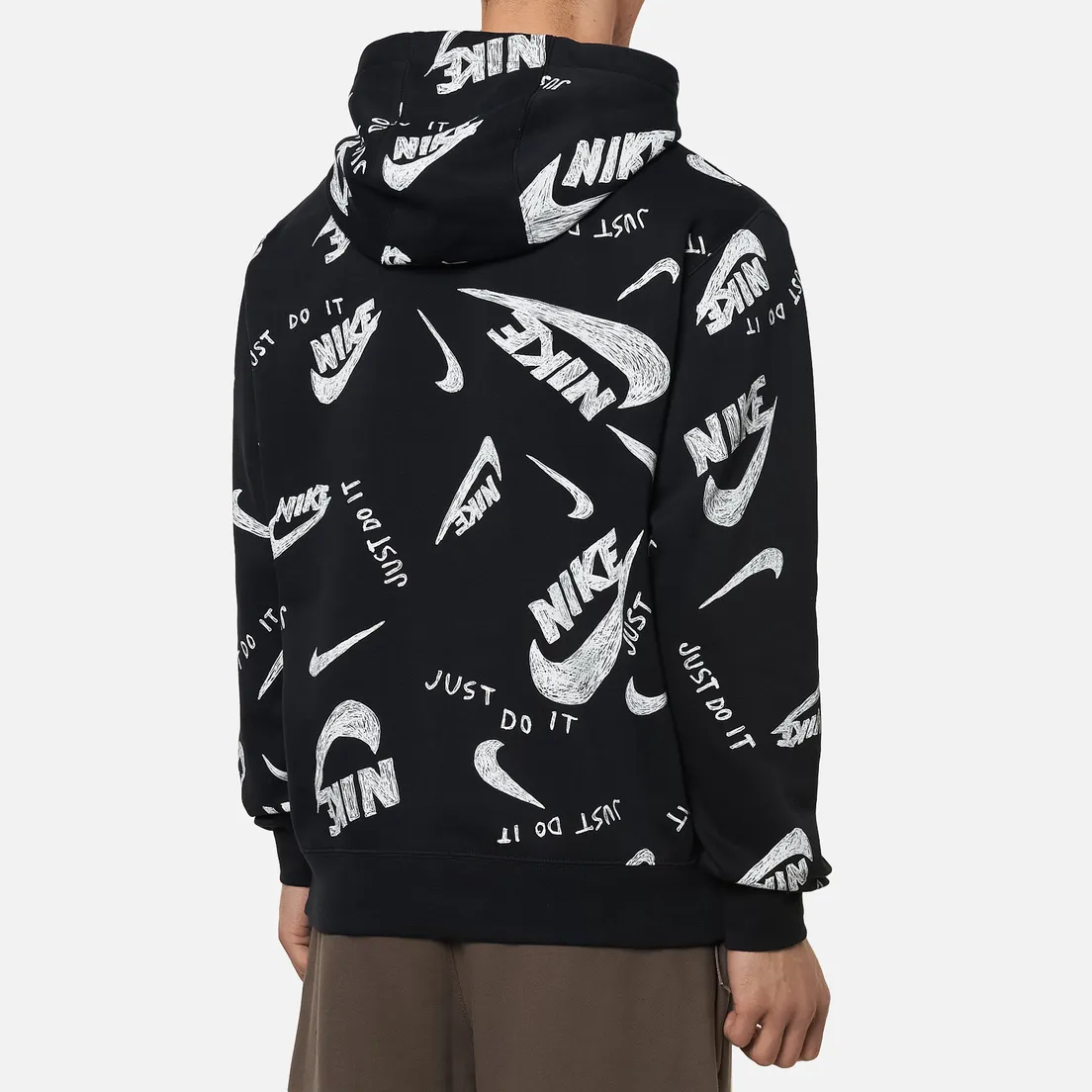 Nike Мужская толстовка Sportswear Club All Over Print Hoodie