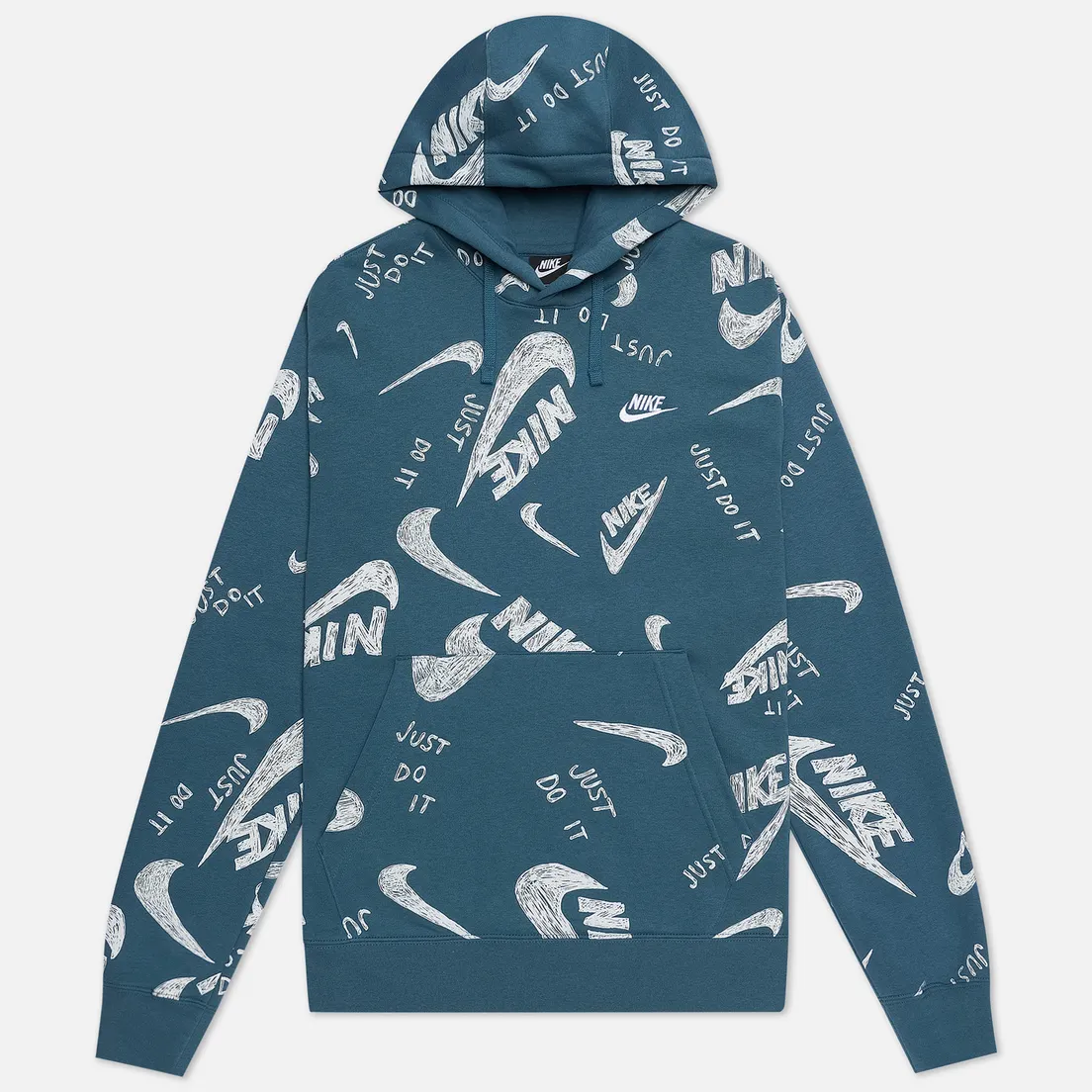 Nike Мужская толстовка Sportswear Club All Over Print Hoodie