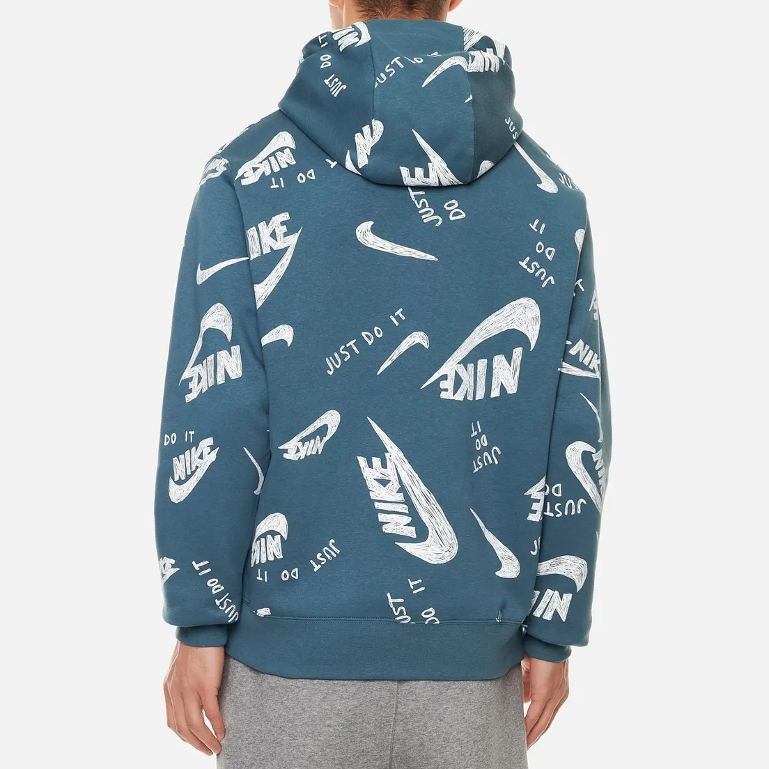 Nike Мужская толстовка Sportswear Club All Over Print Hoodie