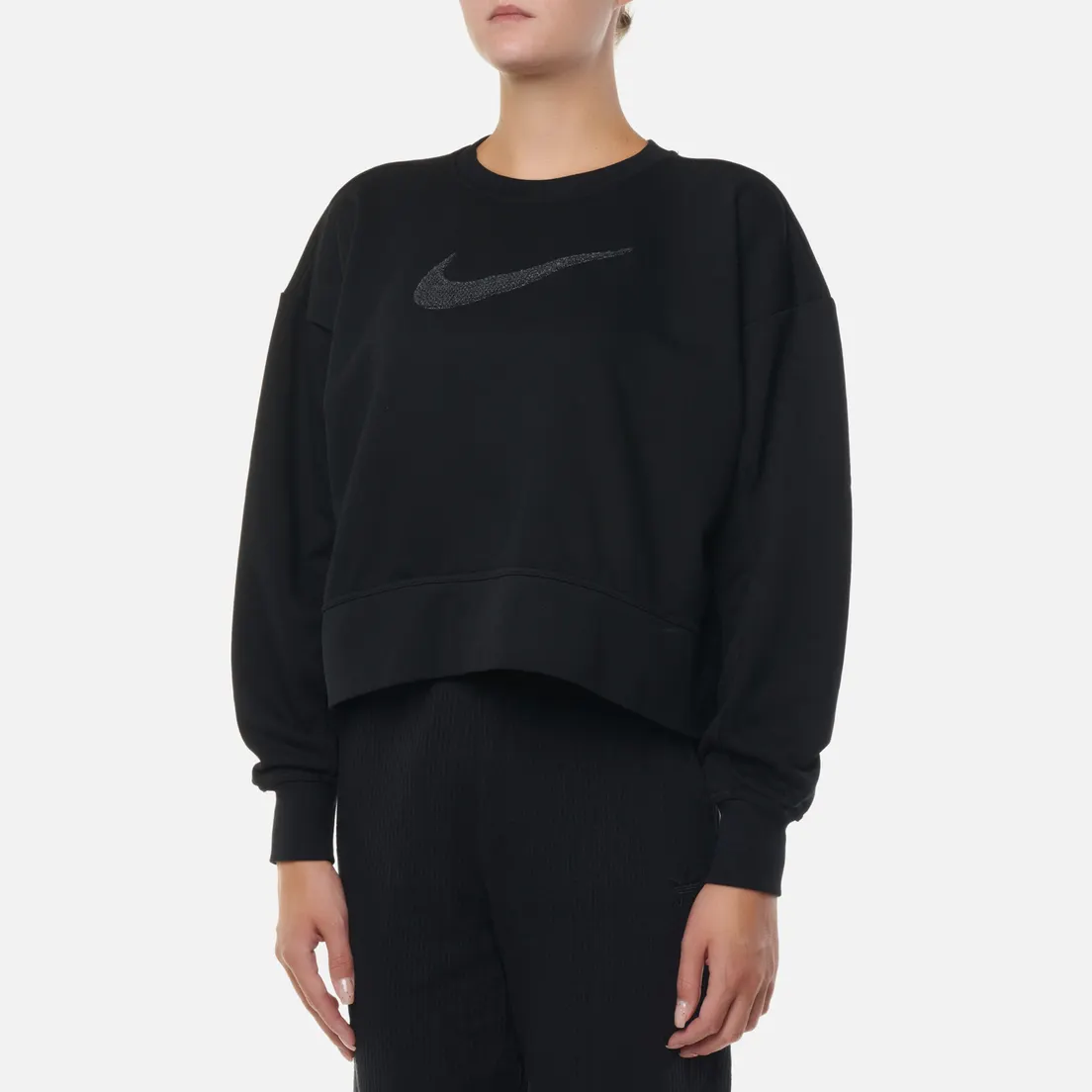 Nike Женская толстовка Dri-Fit Get Fit Crew Swoosh