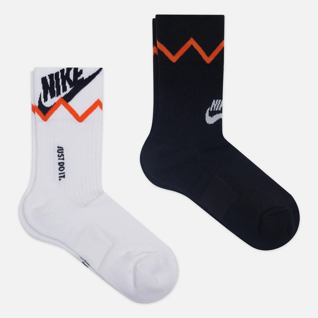 Nike Комплект носков 2-Pack SNKR Crew Just Do It