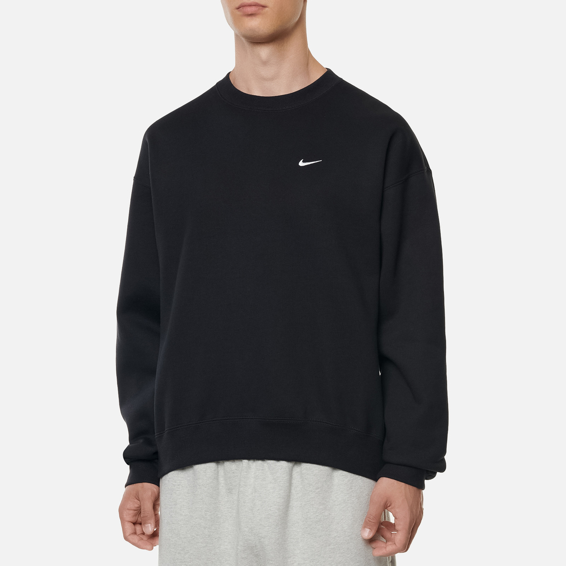 Nike Мужская толстовка NRG Solo Swoosh Crew Fleece