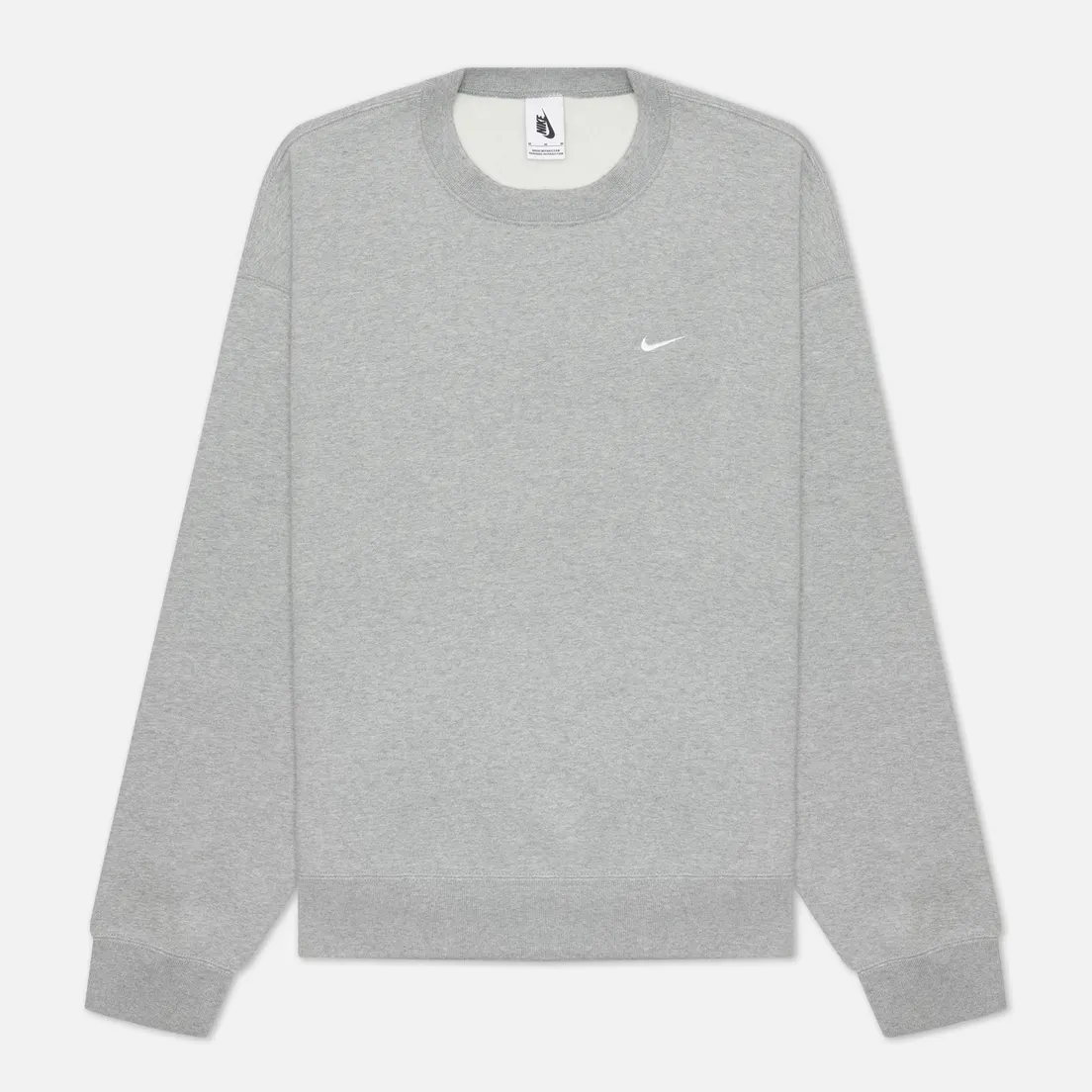 Nike Мужская толстовка NRG Solo Swoosh Crew Fleece