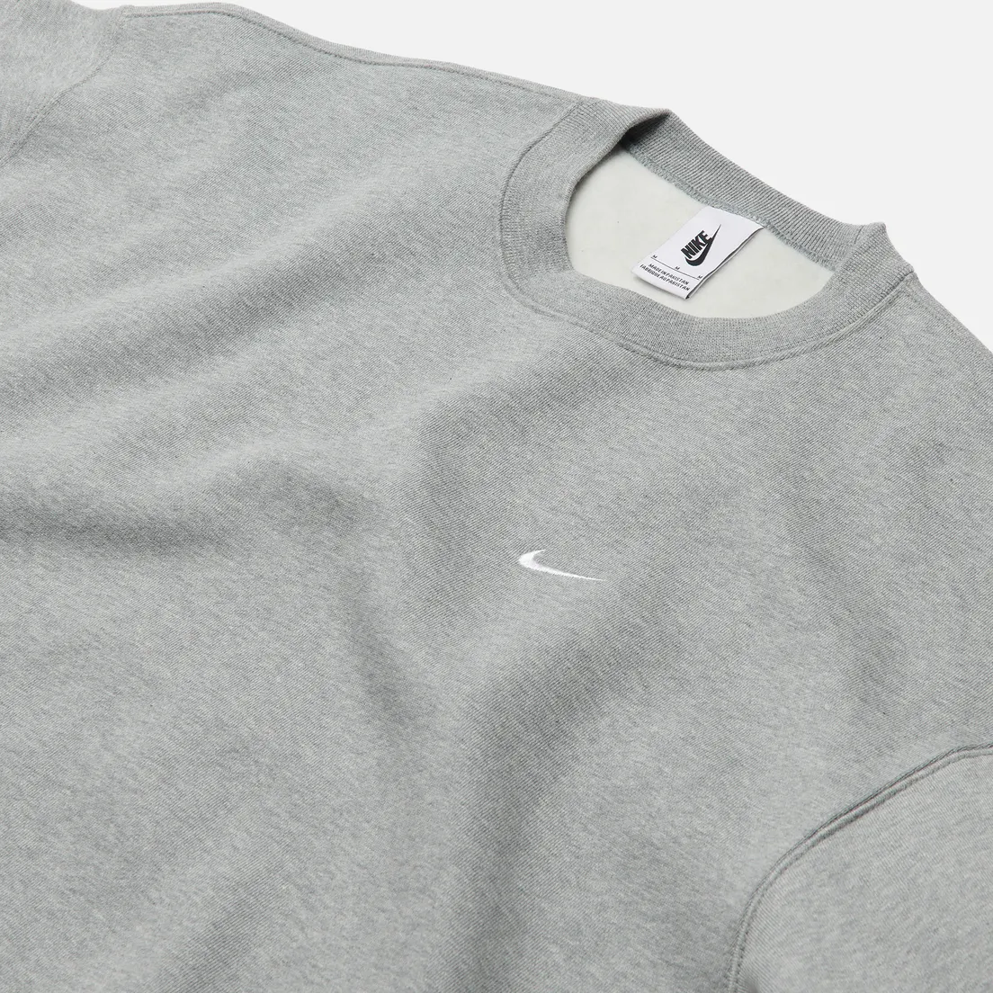 Nike Мужская толстовка NRG Solo Swoosh Crew Fleece