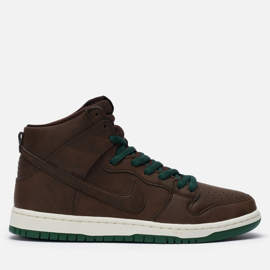 Мужские кроссовки Nike SB Dunk High Pro Baroque Brown/Baroque Brown/Sail/Fir