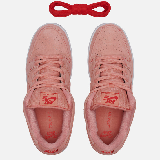 Мужские кроссовки Nike SB Dunk Low Pro Premium Pink Pig Atomic Pink/Atomic Pink/University Red