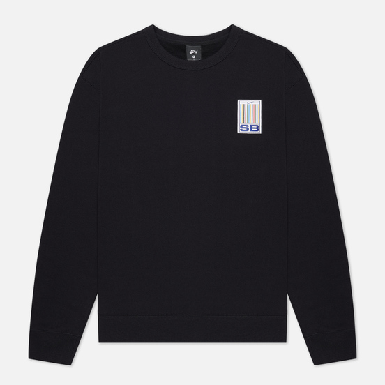 Мужская толстовка Nike SB Stripes Crew Neck Black/White