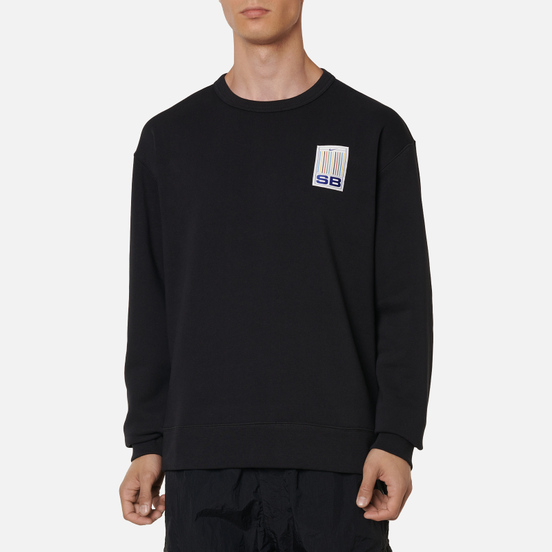 Мужская толстовка Nike SB Stripes Crew Neck Black/White