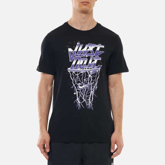 Мужская футболка Nike Dri-Fit Metallic Just Do It Black