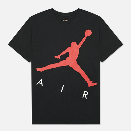 Мужская футболка Jordan Jumpman Air HBR Crew, цвет чёрный, размер S