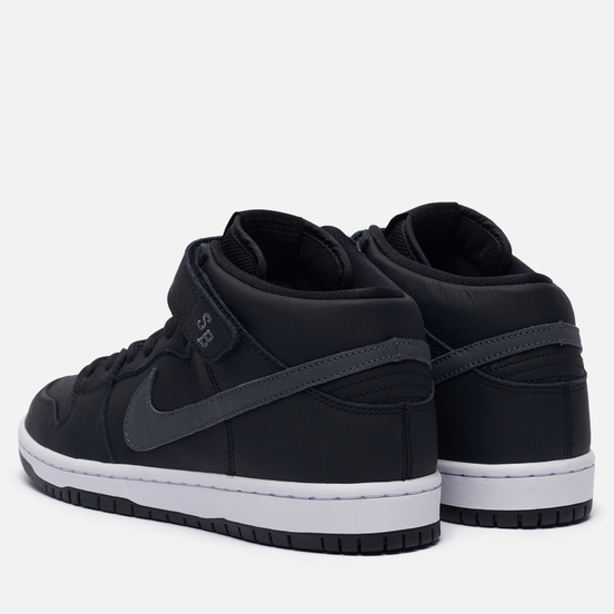 Мужские кроссовки Nike SB Dunk Mid Pro ISO Black/Dark Grey/Black/White