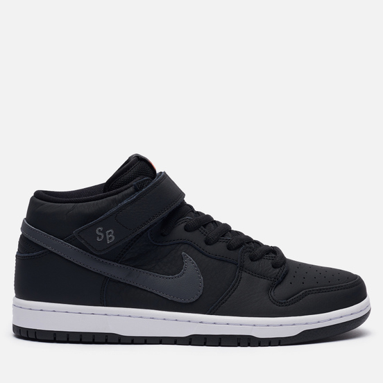 Мужские кроссовки Nike SB Dunk Mid Pro ISO Black/Dark Grey/Black/White