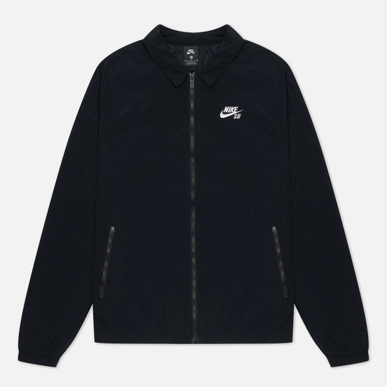 Мужская куртка ветровка Nike SB Essential Black/White