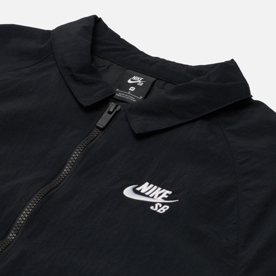 Мужская куртка ветровка Nike SB Essential Black/White