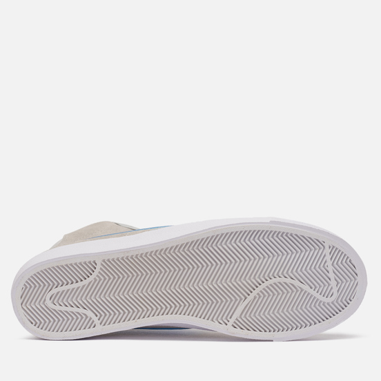 Мужские кроссовки Nike Blazer Mid 77 NRG EMB Coney Island Grey Fog/Light Photo Blue/White