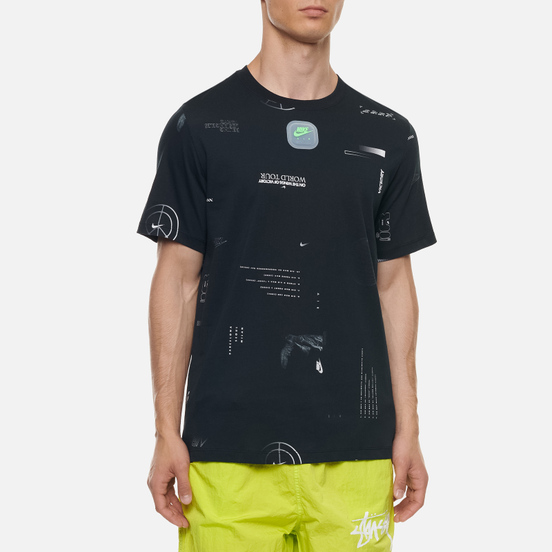 Мужская футболка Nike Music All Over Print Black