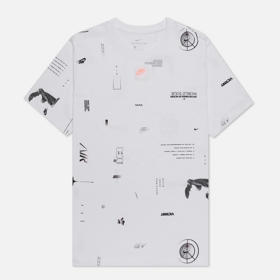 Мужская футболка Nike Music All Over Print White