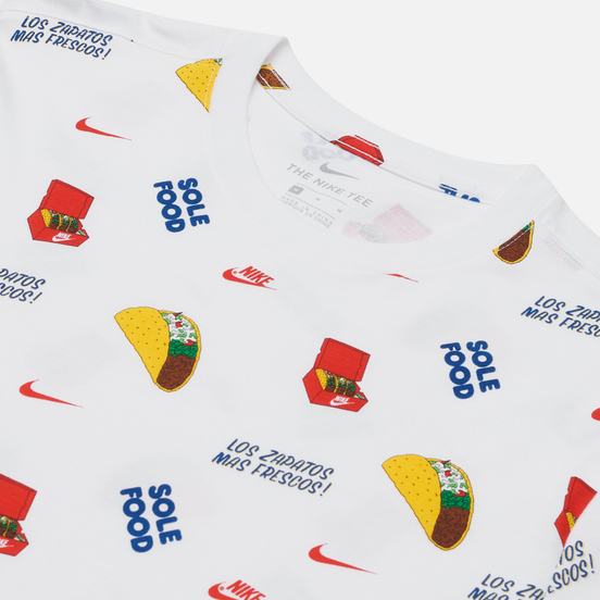 Мужская футболка Nike Food All Over Print White
