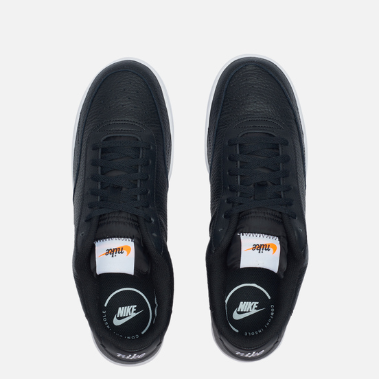 Мужские кроссовки Nike Wmns Court Vintage Premium Black/White/Total Orange