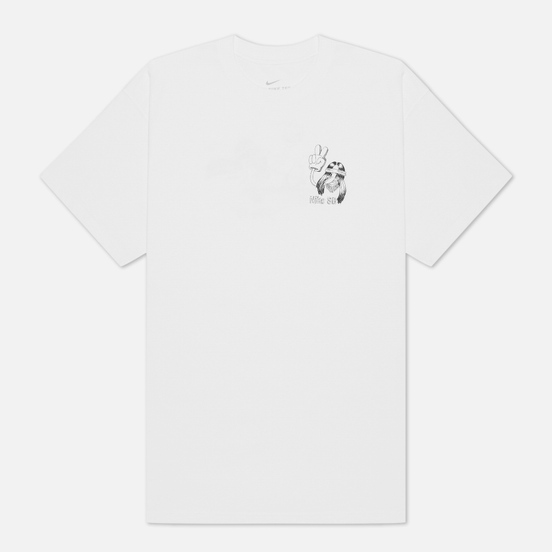 Мужская футболка Nike SB Duder White/Black