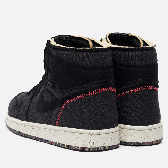 Кроссовки Jordan Air Jordan 1 High Zoom Air Crater Collection Black/Flash Crimson/Wolf Grey