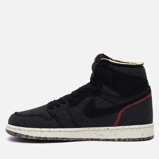 Кроссовки Jordan Air Jordan 1 High Zoom Air Crater Collection Black/Flash Crimson/Wolf Grey