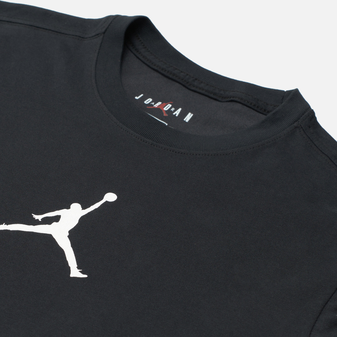 Мужская футболка Jordan, цвет чёрный, размер S CW5190-010 Jumpman Dri-Fit Crew - фото 2