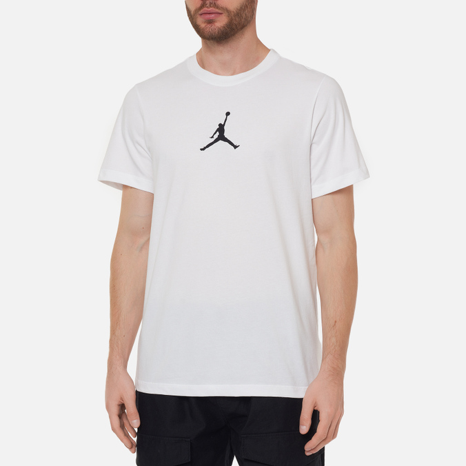 Мужская футболка Jordan, цвет белый, размер S CW5190-102 Jumpman Dri-Fit Crew - фото 3
