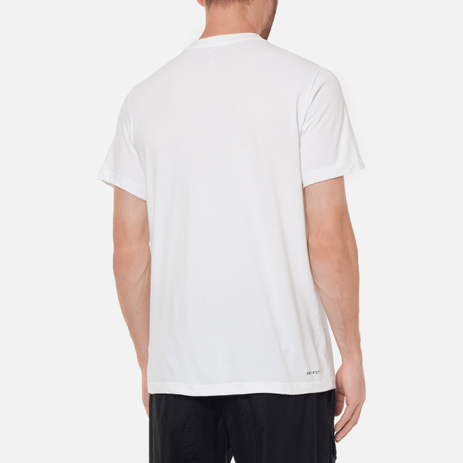 Мужская футболка Jordan, цвет белый, размер S CW5190-102 Jumpman Dri-Fit Crew - фото 4