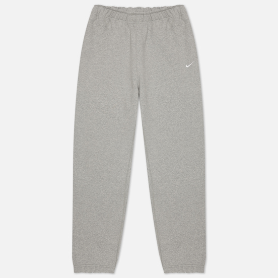 Мужские брюки Nike NRG Solo Swoosh Fleece Dark Grey Heather/White